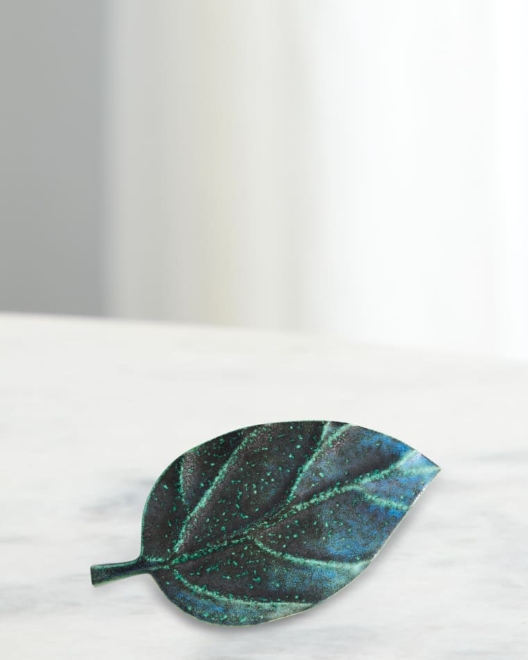 L'Objet Cenote Medium Leaf Platter
