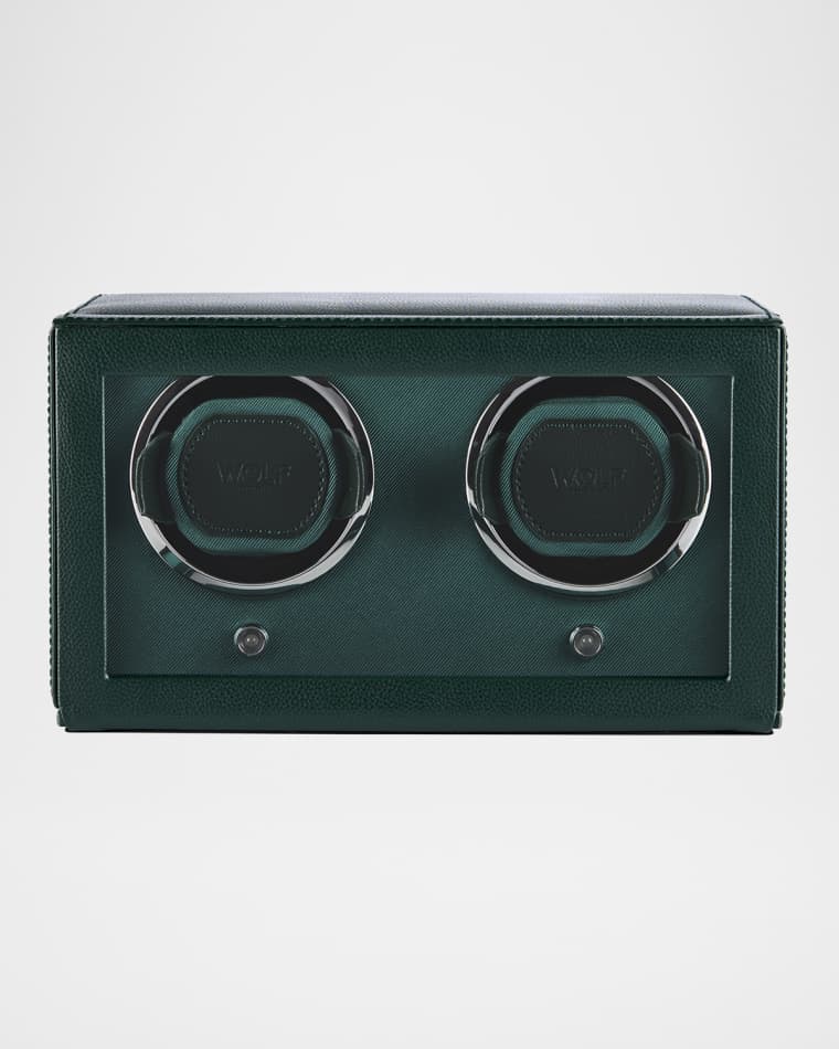 WOLF Cub Double Watch Winder with Cover