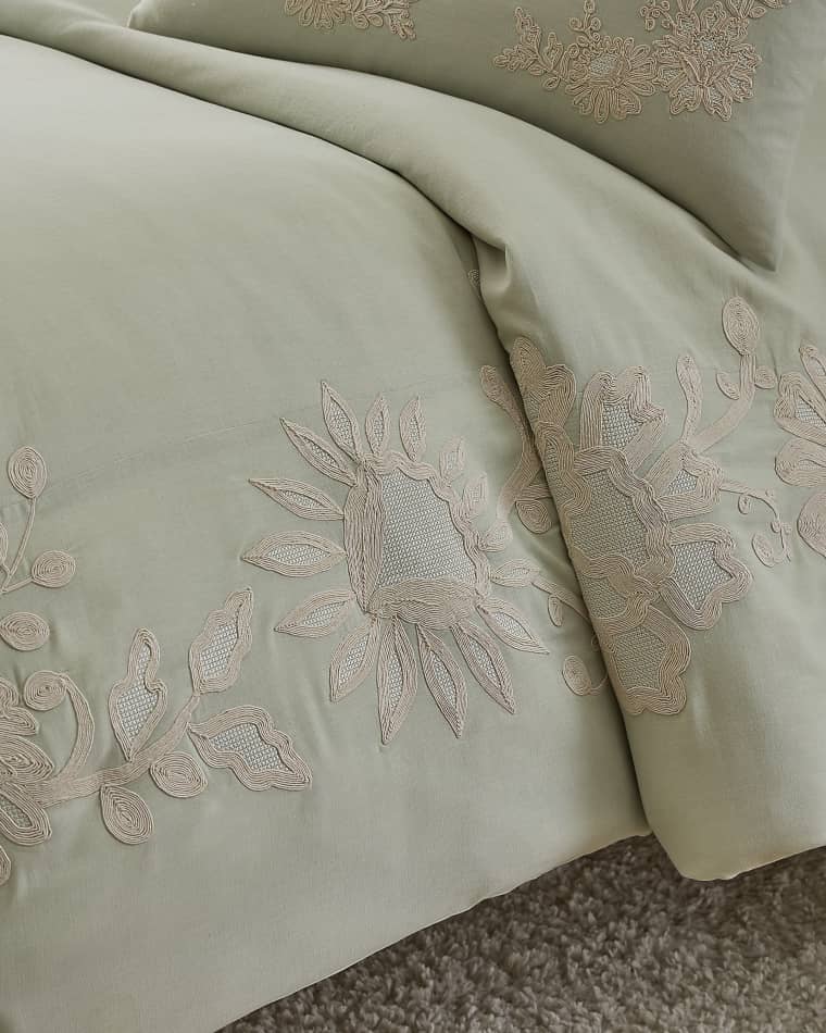 Callisto Home Varla 3-Piece Queen Duvet Set