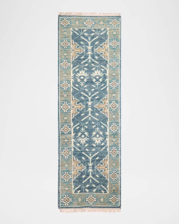 Papi Hand-Knotted Runner, 3' x 8'
