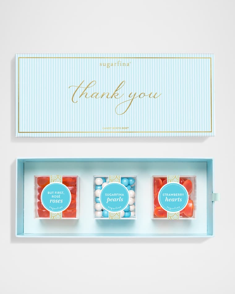 Sugarfina Thank You 3-Piece Candy Bento Box