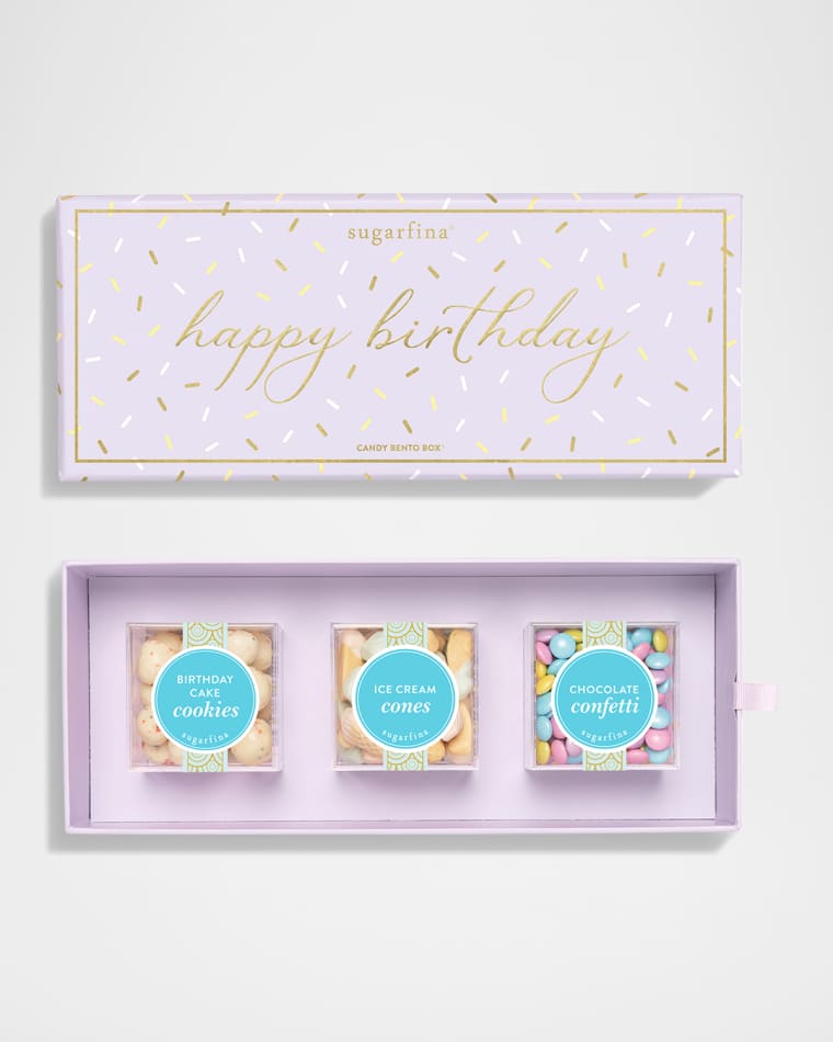 Sugarfina Happy Birthday 3-PIece Candy Bento