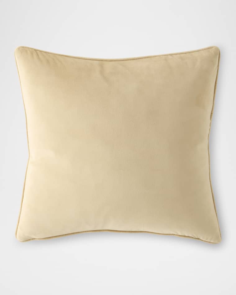 Austin Horn Collection Caroline Velvet Pillow, 20" Square
