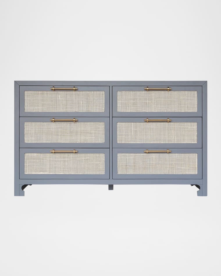 Worlds Away Carla 6-Drawer Chest