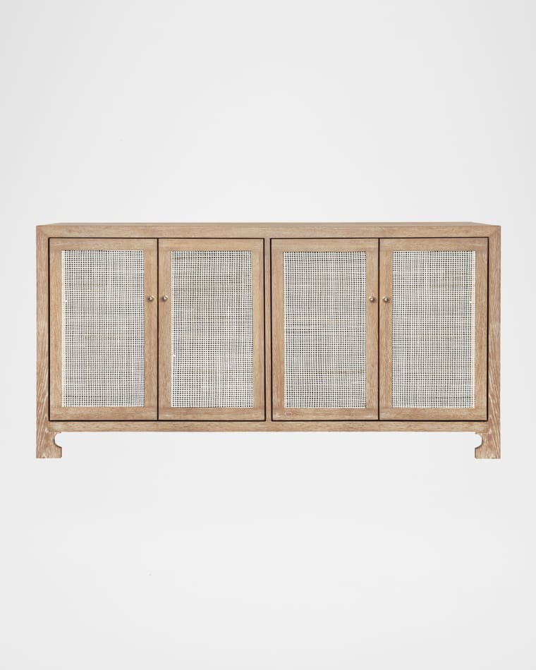 Worlds Away Sofia 4-Door Cabinet