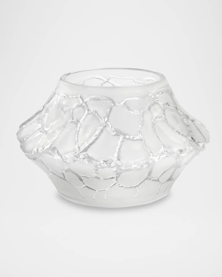 Lalique Caldera Small Vase Votive