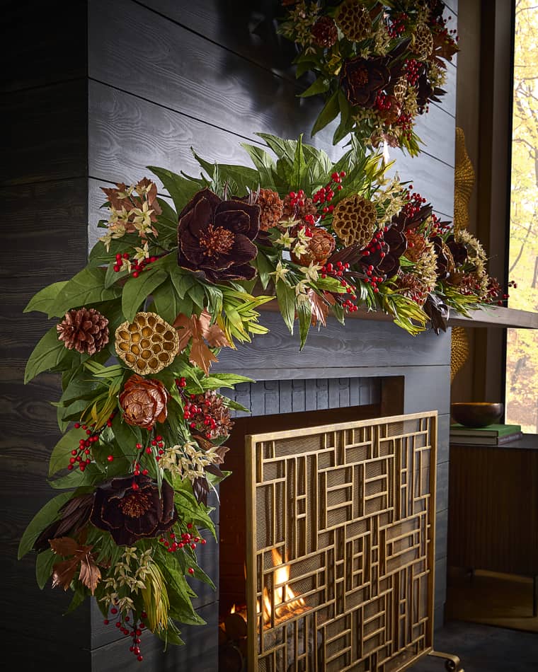 Neiman Marcus Autumn Harvest 6' Garland