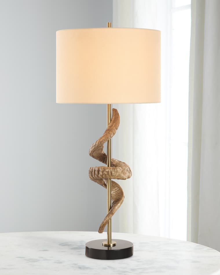 The Uttermost Co Ram's Horn 34" Table Lamp