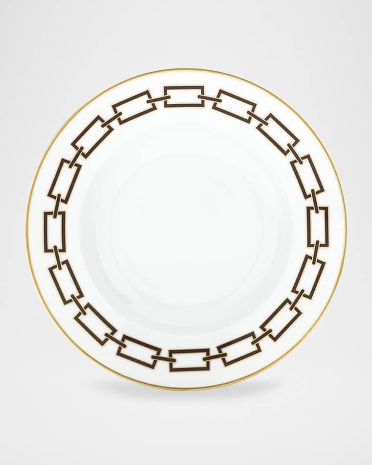 GINORI 1735 Catene Ebano Soup Plate