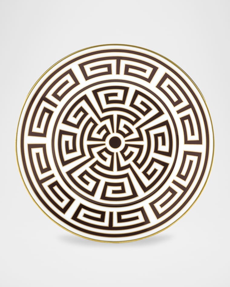 GINORI 1735 Labirinto Ebano Flat Bread Plate