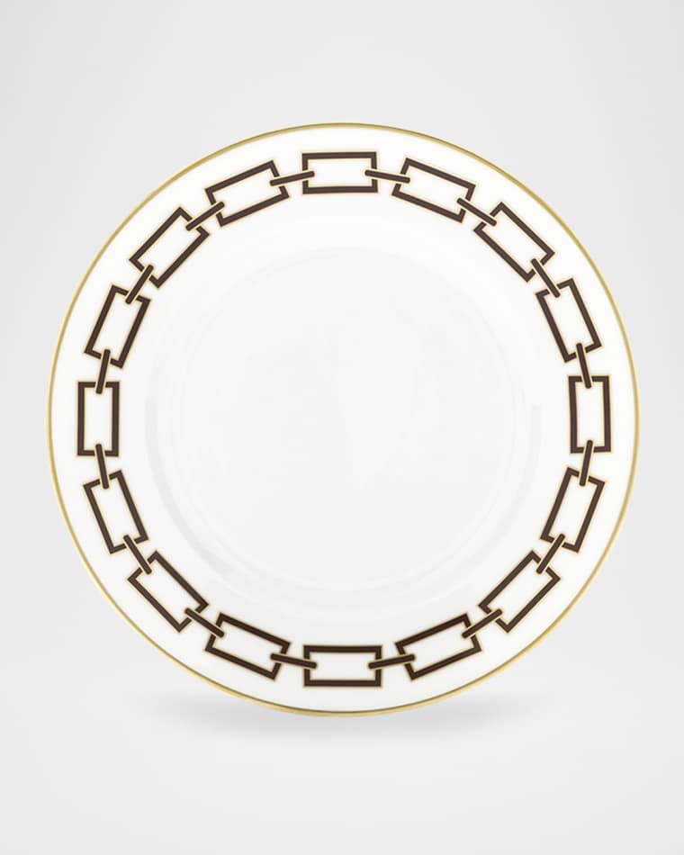 GINORI 1735 Catene Ebano Flat Dessert Plate