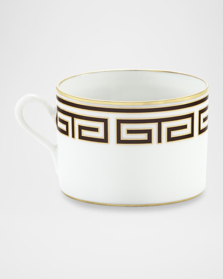 GINORI 1735 Labirinto Ebano Tea Cup, 7.75 oz.