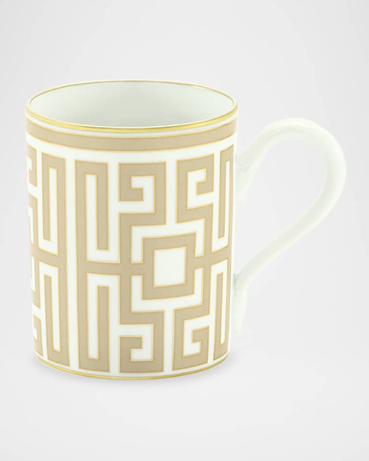 GINORI 1735 Labirinto Cachemire Mug, 12.8 oz.