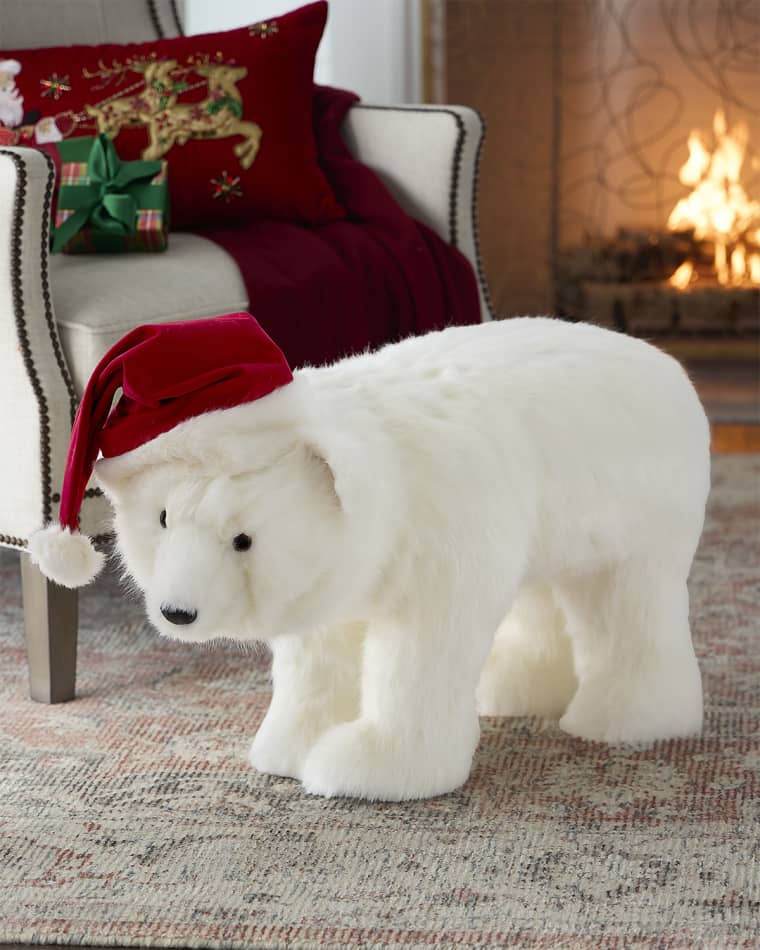 Ditz Designs By The Hen House Peppermint Cheer White Diamond Footrest Christmas Decoration