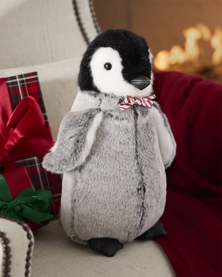 Ditz Designs By The Hen House Peppermint Cheer Baby Penguin Christmas Decoration