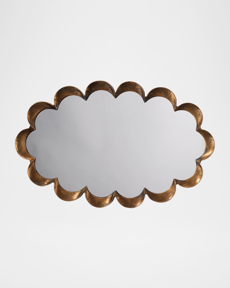 Jamie Young Scalloped 36" Wall Mirror
