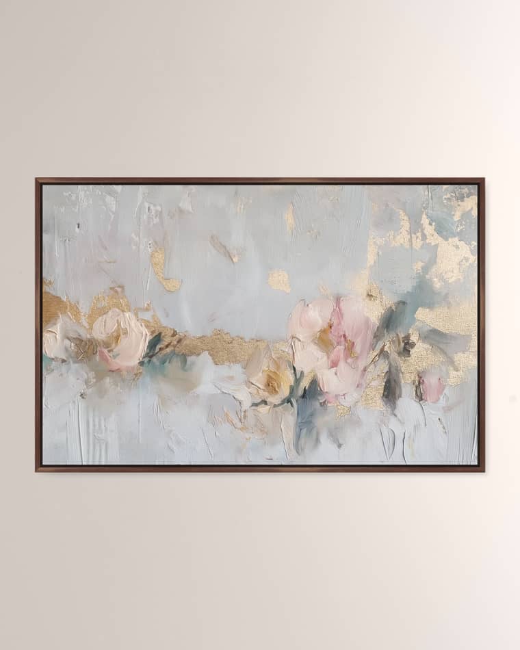The Oliver Gal Artist Co. "Velvet Alloy III" Framed Giclee on Canvas