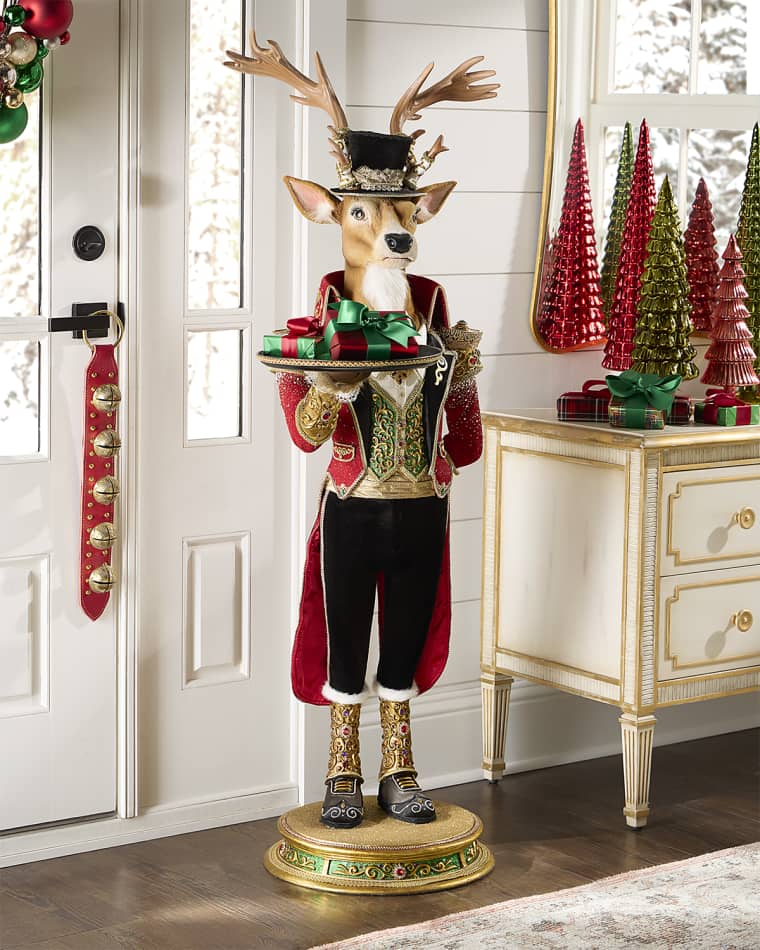 Katherine's Collection Christmas Ball Reindeer Butler, 48"