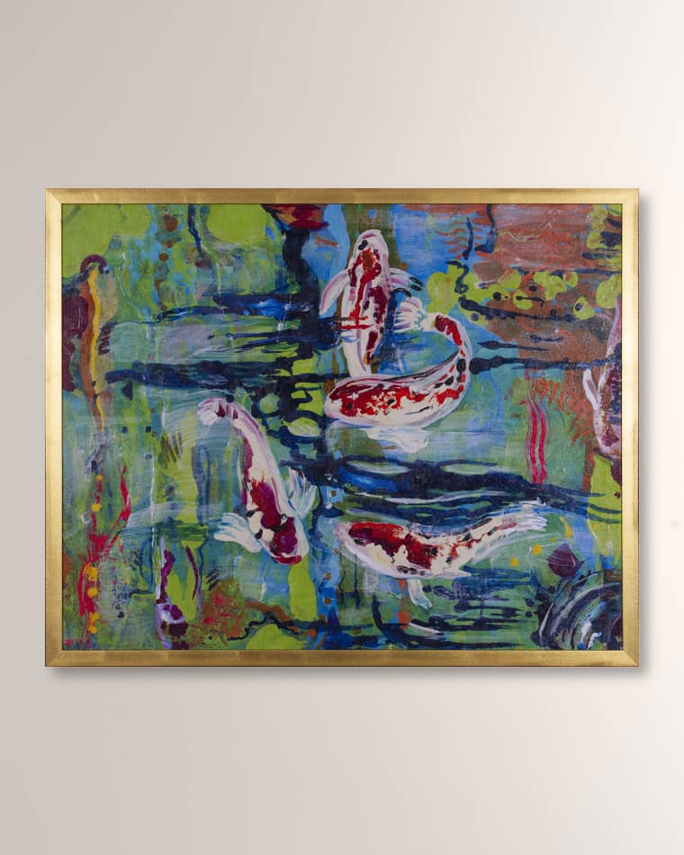Shadow Catchers "Ripple & Reflections" Framed Giclee on Canvas