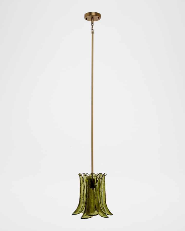 Jamie Young Cala Glass Pendant, 12"