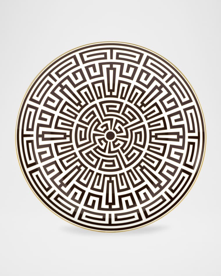 GINORI 1735 Labirinto Ebano Charger Plate, Venezia Shape
