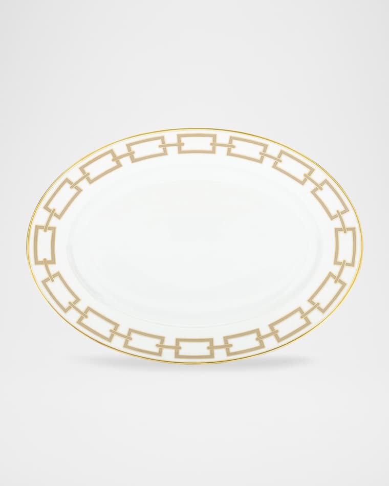 GINORI 1735 Catene Cachemire Oval Flat Platter