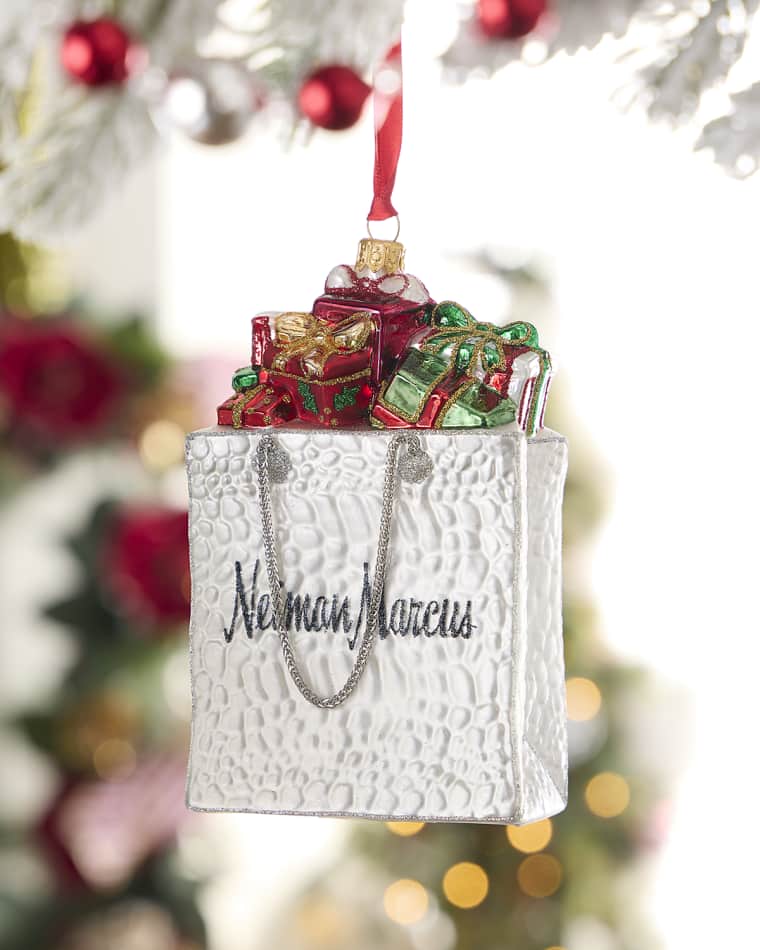 Neiman Marcus NM Bag Christmas Ornament