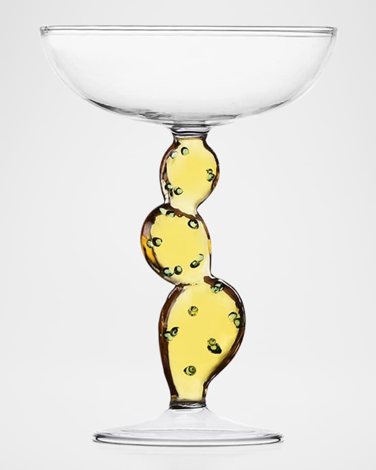 ICHENDORF Desert Plants Cactus Champagne Bowl