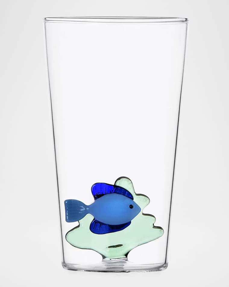 ICHENDORF Marine Garden Fish Longdrink Glass, 15.2 oz