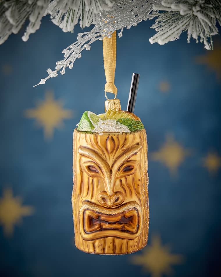 Neiman Marcus Tiki Drink Christmas Ornament