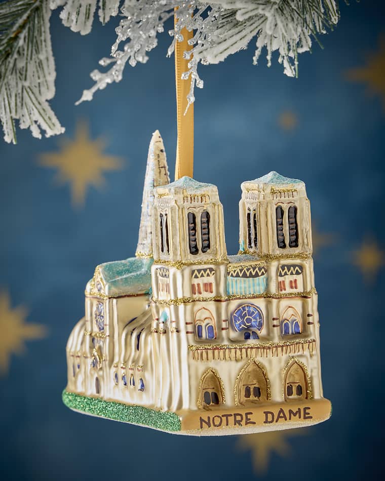 Neiman Marcus Notre Dame de Paris Christmas Ornament