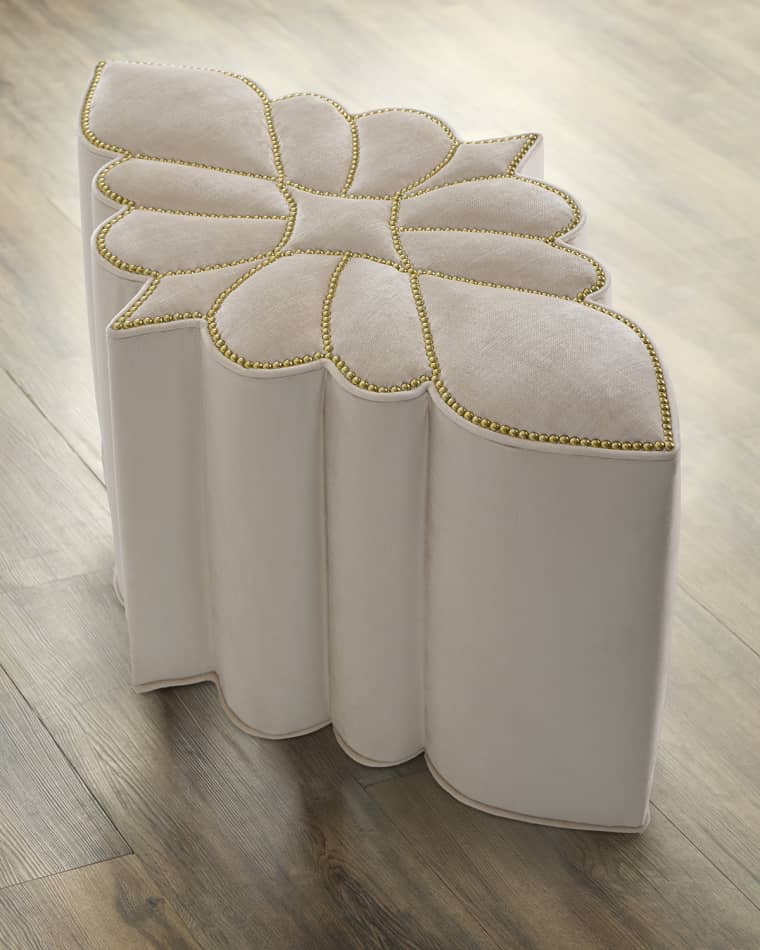 Haute House Elizabeth Snow Ottoman