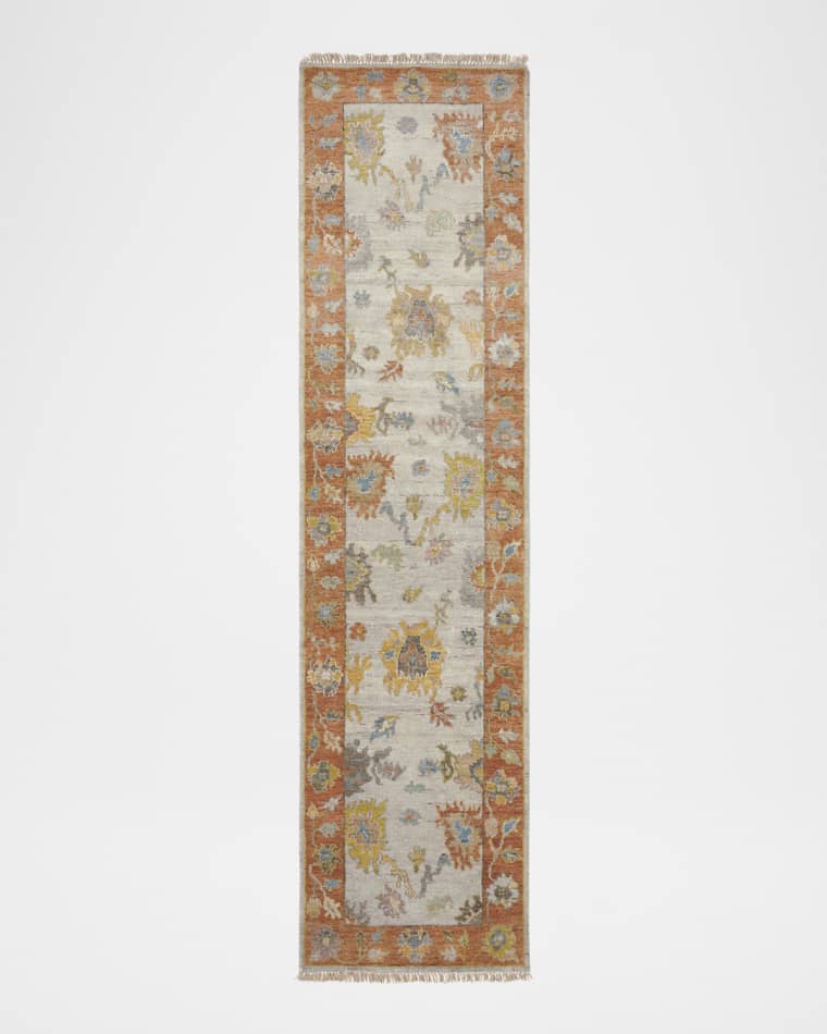 Remington Hand-Knotted Runner, 3' x 10'