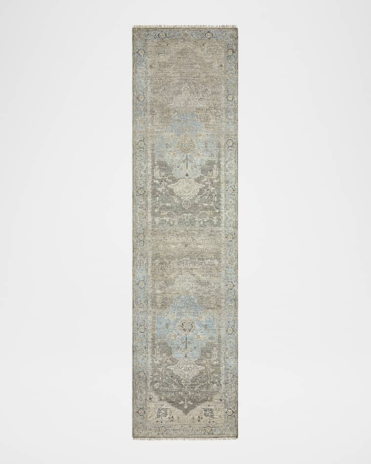 Sterling Hand-Knotted Runner, 3' x 10'
