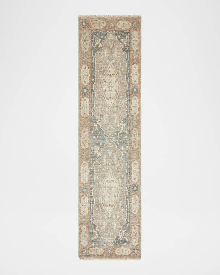 Haven & Loom Ellington Hand-Knotted Runner, 3' x 10'