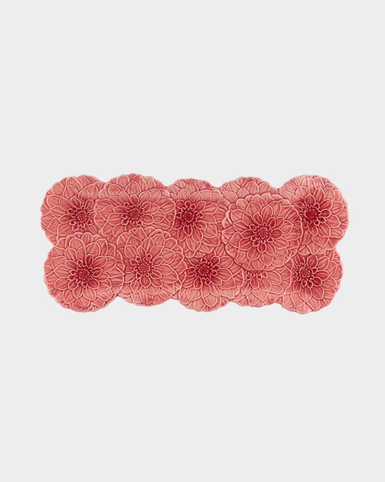 Bordallo Pinheiro Maria Flor Dahlia Tart Tray