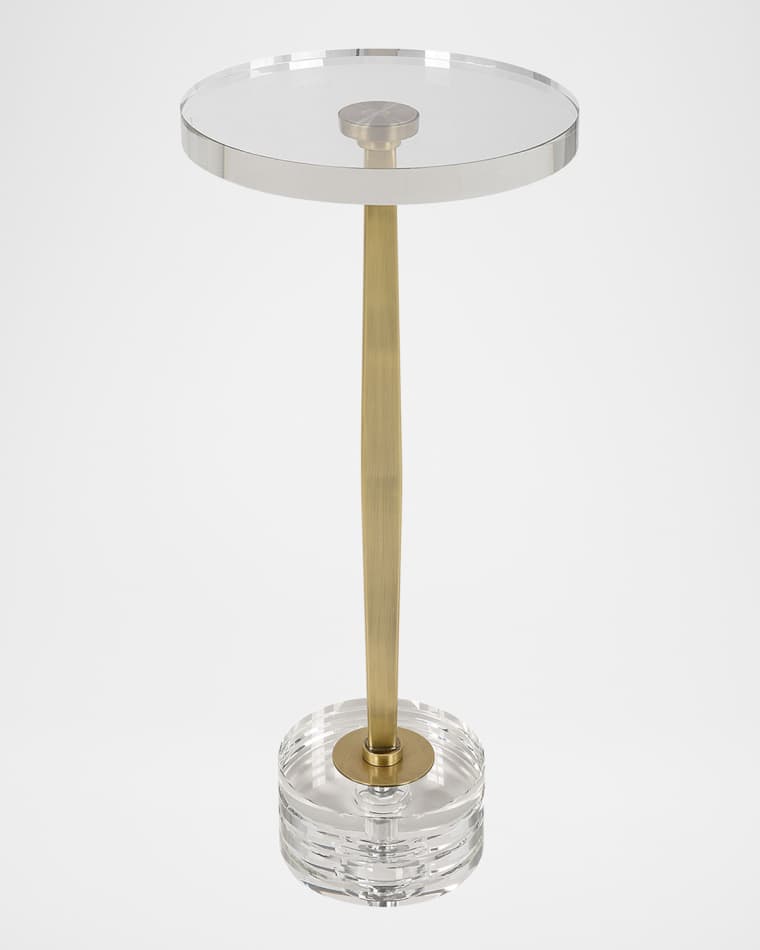 The Uttermost Co Groove Drink Table