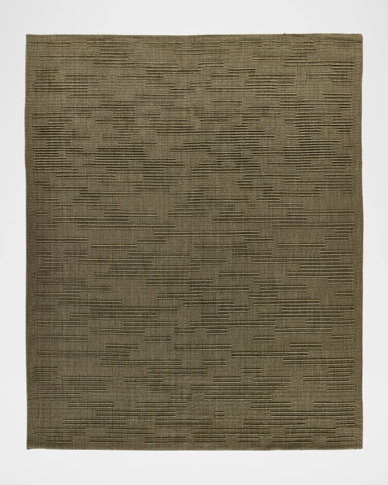 Four Hands Geist Olive Hand-Loomed Rug, 9' x 12'