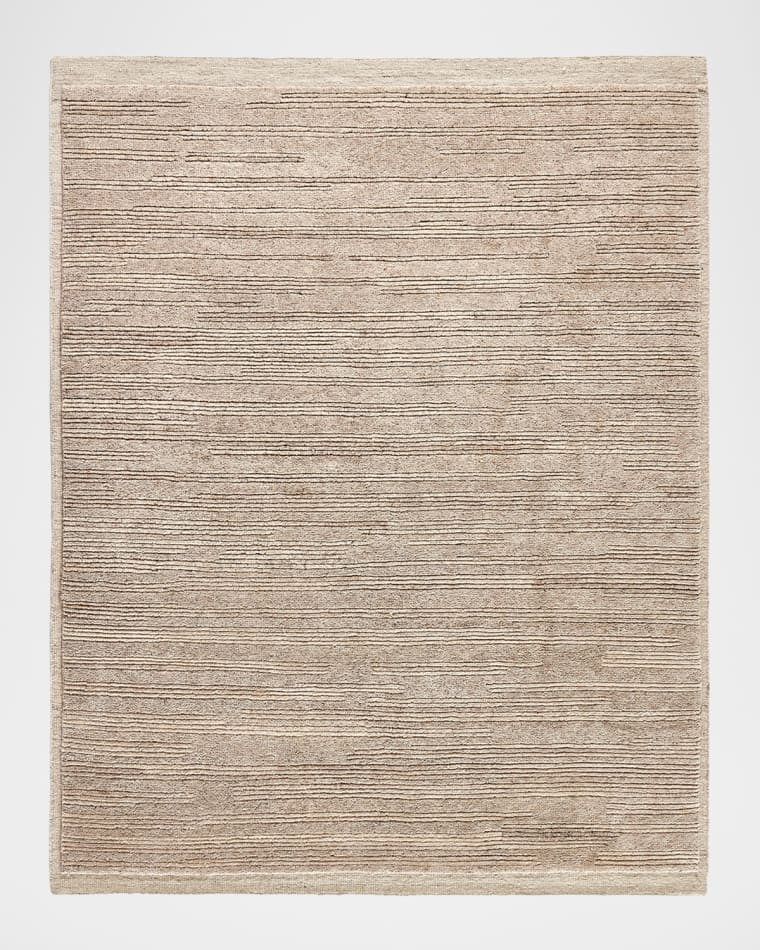 Four Hands Miro Taupe Hand-Knotted Rug, 10' x 14'