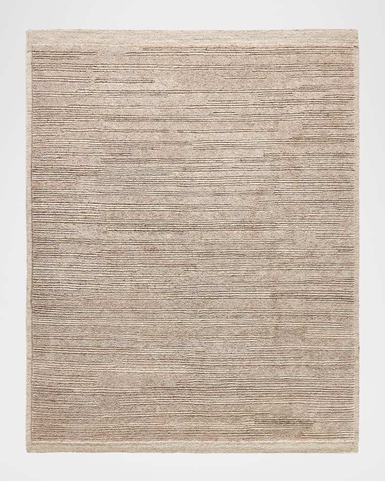 Four Hands Miro Taupe Hand-Knotted Rug, 9' x 12'