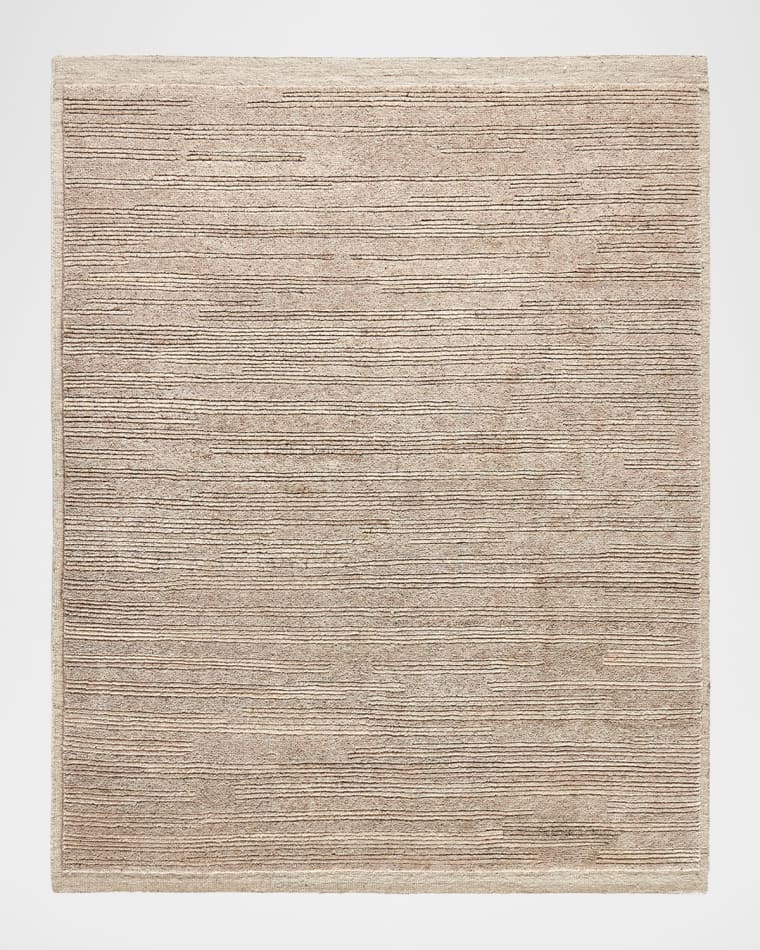 Four Hands Miro Taupe Hand-Knotted Rug, 8' x 10'
