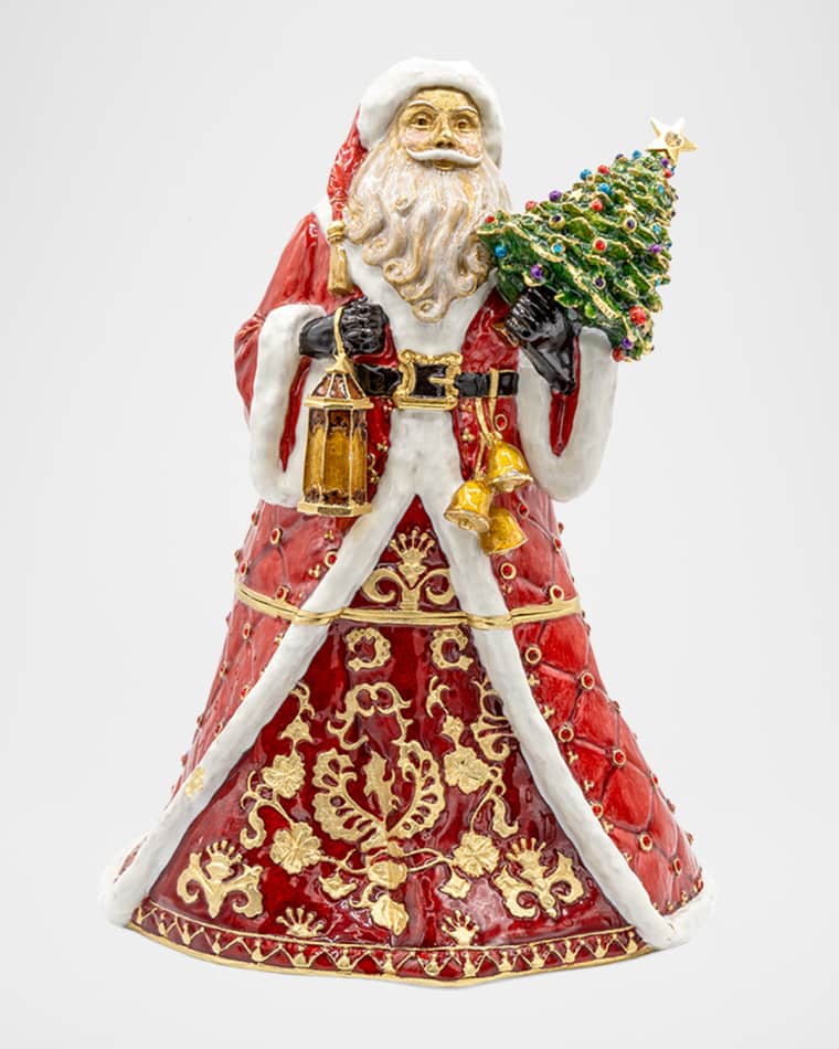 Jay Strongwater Sinterklass Santa Container