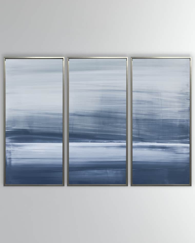 Benson-Cobb Studios "Coastal Threads" Giclee Triptych on Canvas by Carol Benson-Cobb
