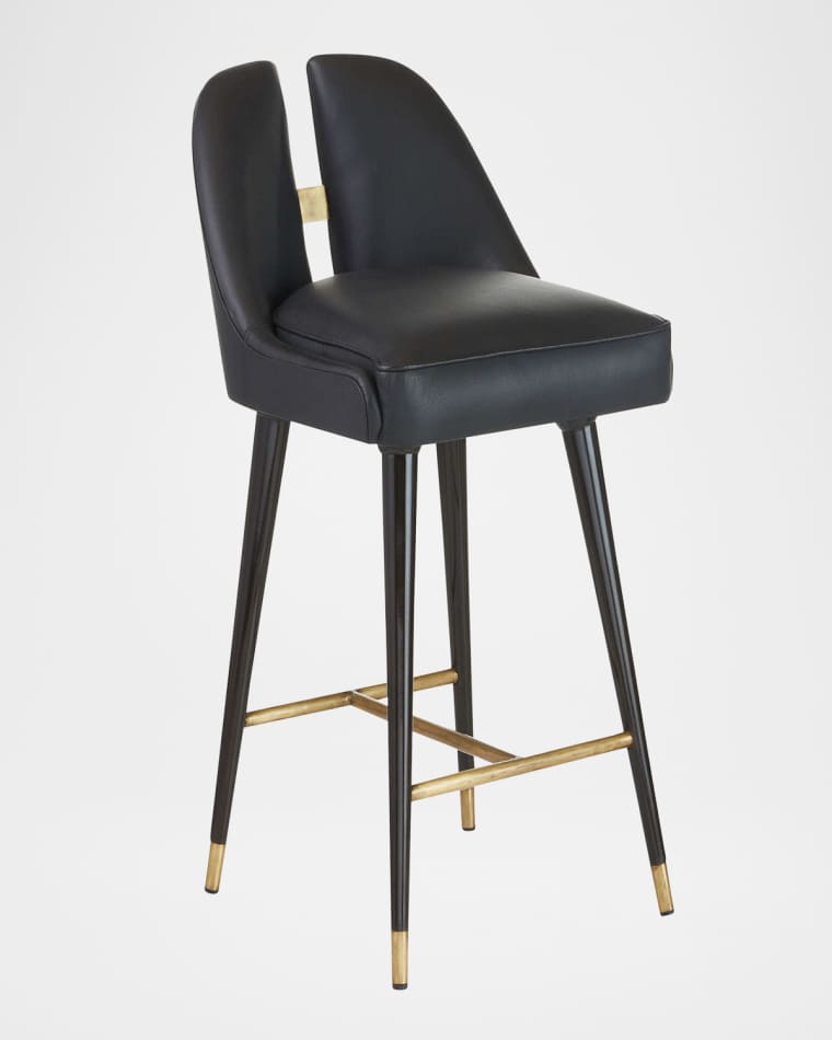 Arteriors Crowley Split-Back 25.5" Counter Stool