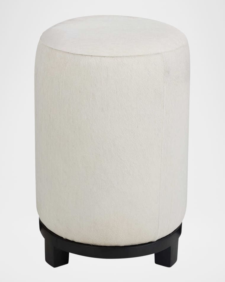 Arteriors Wimberley Hair on Hide Ottoman