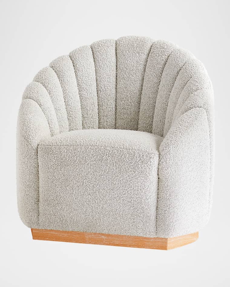 Darien Boucle Swivel Chair