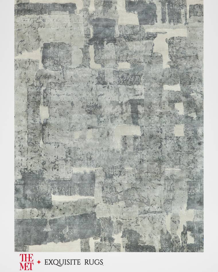 Exquisite Rugs x THE MET Papyrus Hand-Loomed Gray Rug, 10' x 14' Papyrus Hand-Loomed Gray Rug, 9' x 12' Papyrus Hand-Loomed Gray Rug, 8' x 10'
