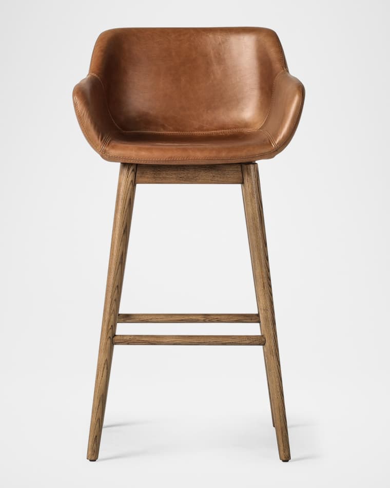 Four Hands Hannah Swivel 30.5" Bar Stool