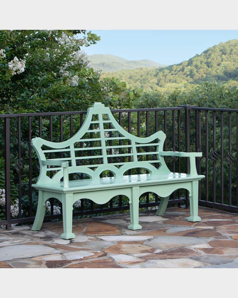 Park Hill Collections Bay Lake Outdoor Garden Bench