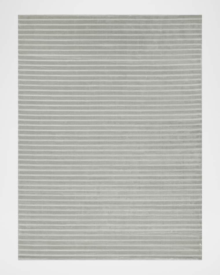 Exquisite Rugs Amani Hand-Loomed Silver Rug, 12' x 15'